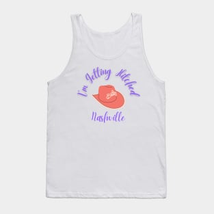 I'm Getting Hitched Nashville Purple Tank Top